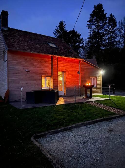 Cottage Cocooning Romantique Avec Jaccuzzi Prive Ancinnes Esterno foto