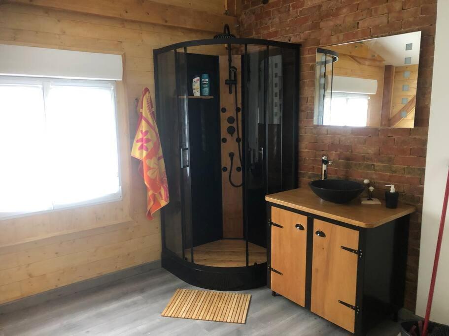 Cottage Cocooning Romantique Avec Jaccuzzi Prive Ancinnes Esterno foto