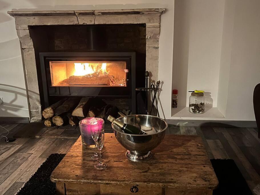 Cottage Cocooning Romantique Avec Jaccuzzi Prive Ancinnes Esterno foto